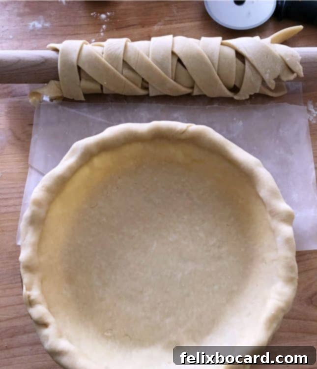 crust ready to be filled