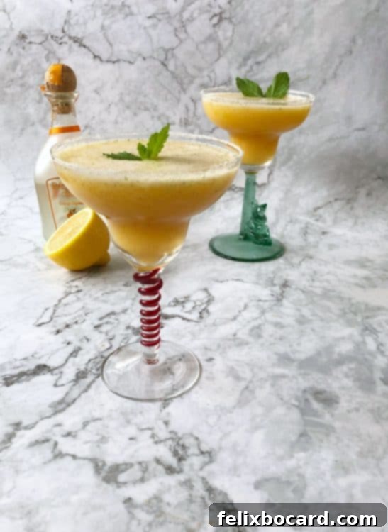 Impeachment margaritas in glasses