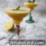 Impeachment margaritas in 2 glasses