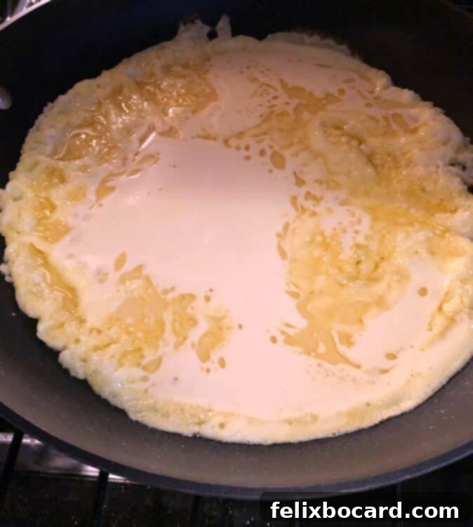 Raw Dutch Baby batter in a bowl