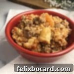 Weeknight Jambalaya 8 Jambalaya in a red bowl