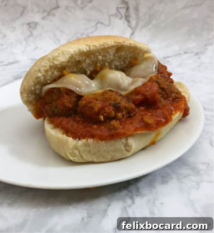 Deli Style Sandwich Rolls 7 A hearty meatball sandwich served on a homemade hoagie roll