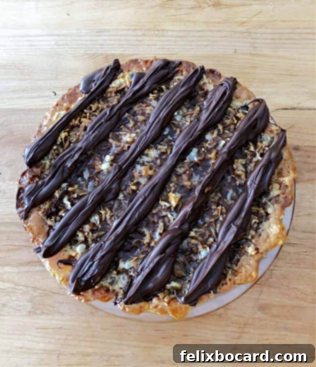 Samoa Pie top down view