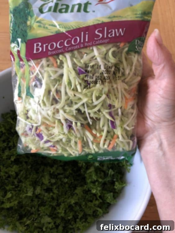 bag of broccoli slaw