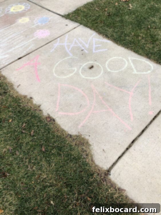 sidewalk positivity