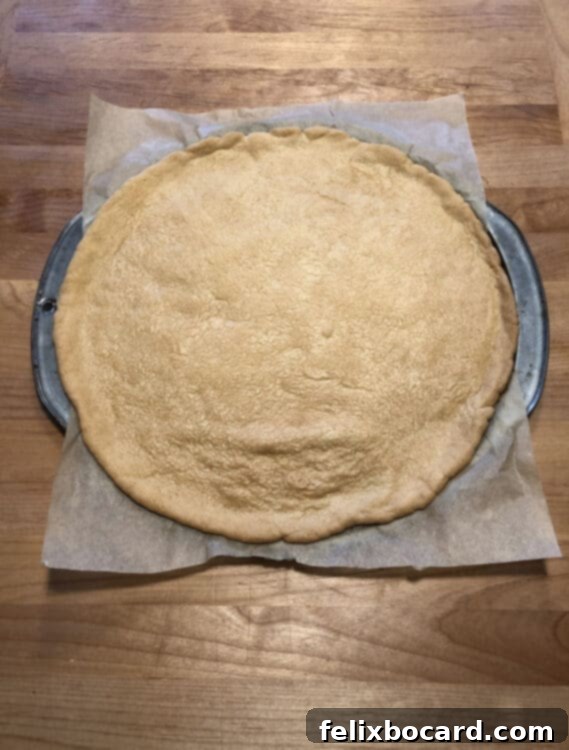 baked cookie crust