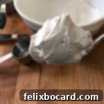 spoon full of keto whipped cream