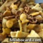 ranch party mix with bugles close up