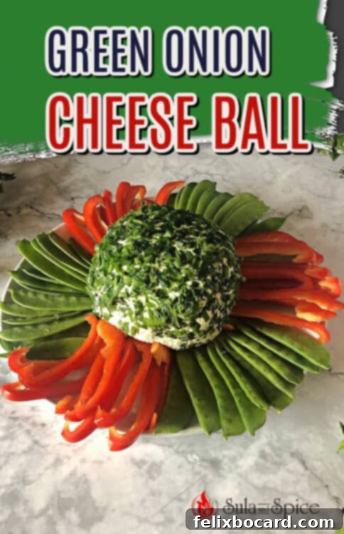 pin for green onion cheese ball