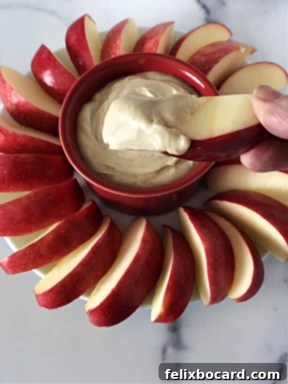 Greek yogurt with peanut butter dip