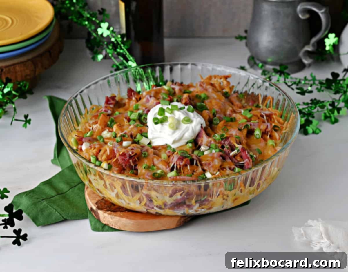 Irish nachos ready to eat!