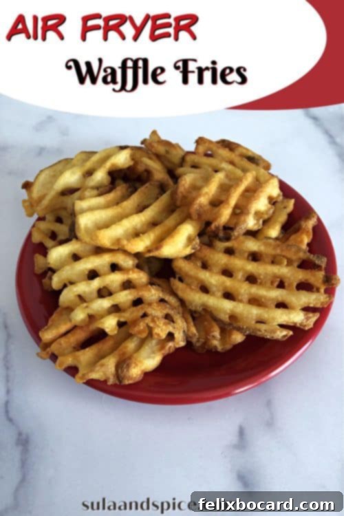 Waffle fries with various dipping sauces, ready for serving