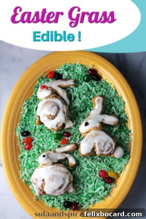 pin for edible easter grass