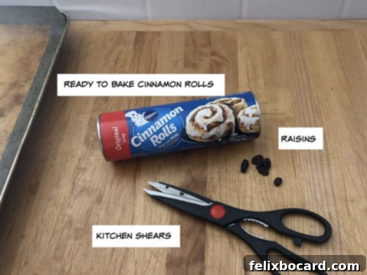 ready to bake pillsbury rolls and raisins 