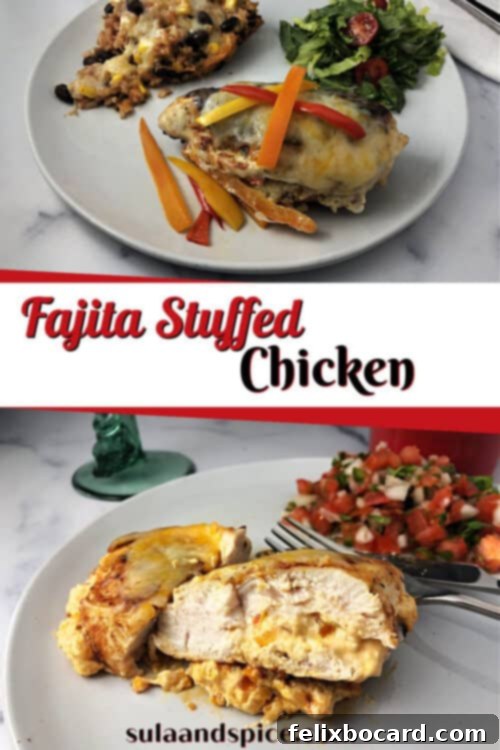 Pin for Fajita Stuffed Chicken