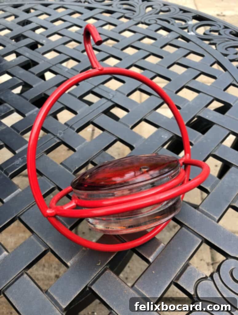 The Art of Hummingbird Feeding 4 Stylish hummingbird feeder used for orioles