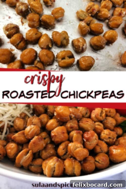 pin for Roasted Chickpeas
