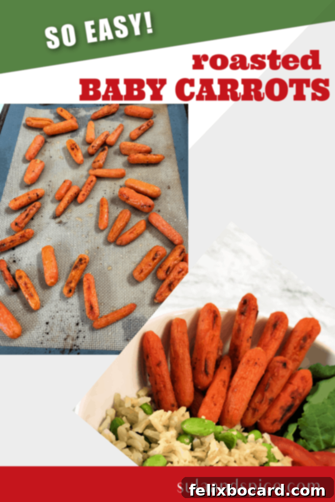 Irresistible Oven Roasted Baby Carrots 6 Roasted baby carrots