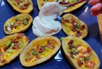 Air Fryer Loaded Potato Skins